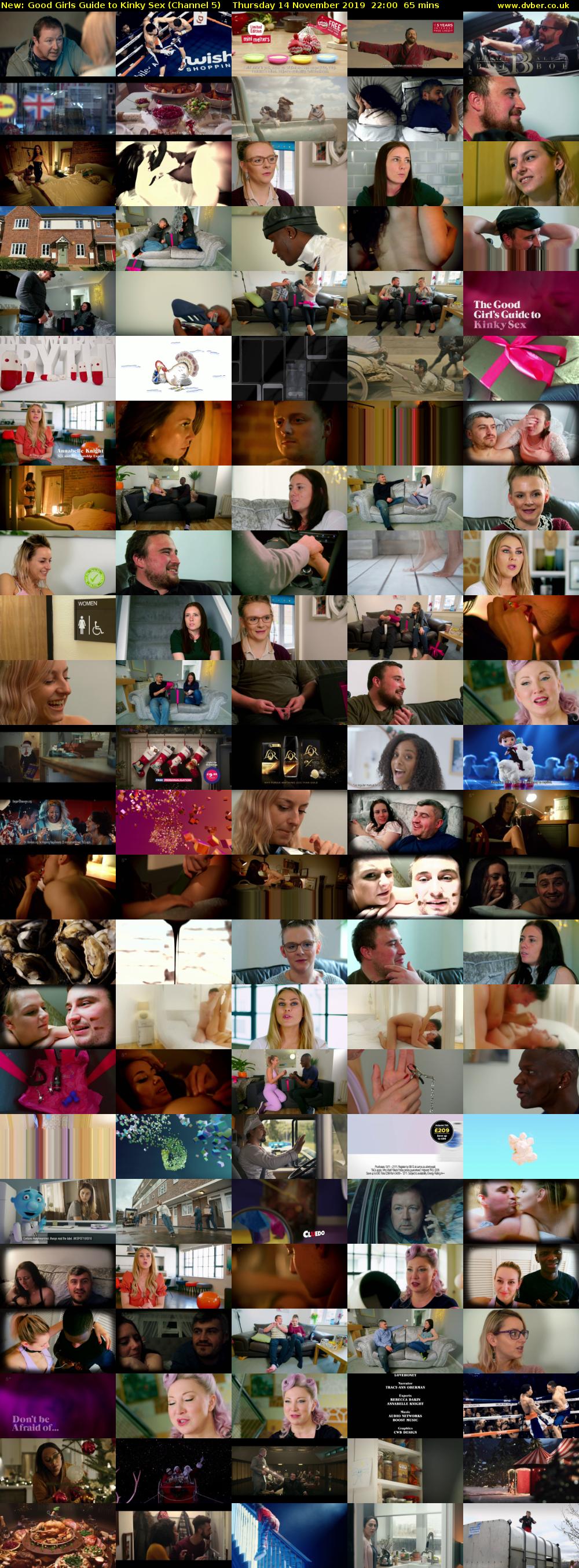 Good Girls Guide to Kinky Sex (Channel 5) Thursday 14 November 2019 22:00 - 23:05