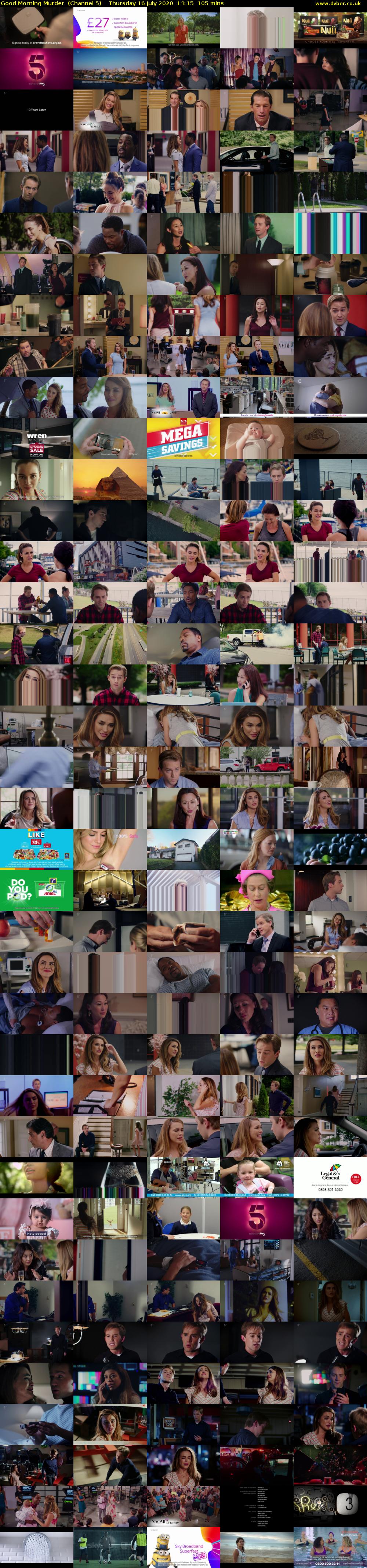 Good Morning Murder  (Channel 5) Thursday 16 July 2020 14:15 - 16:00