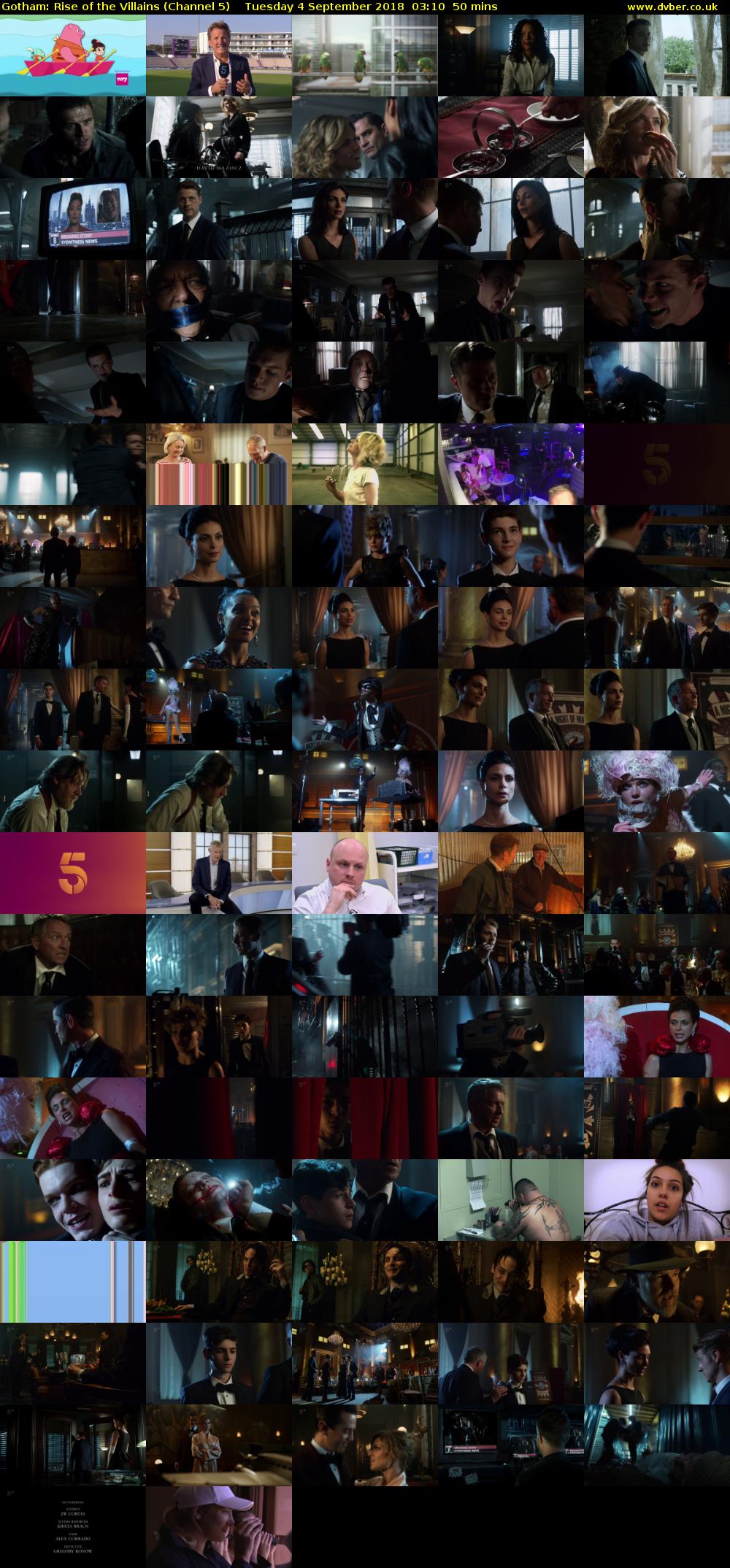 Gotham: Rise of the Villains (Channel 5) Tuesday 4 September 2018 03:10 - 04:00