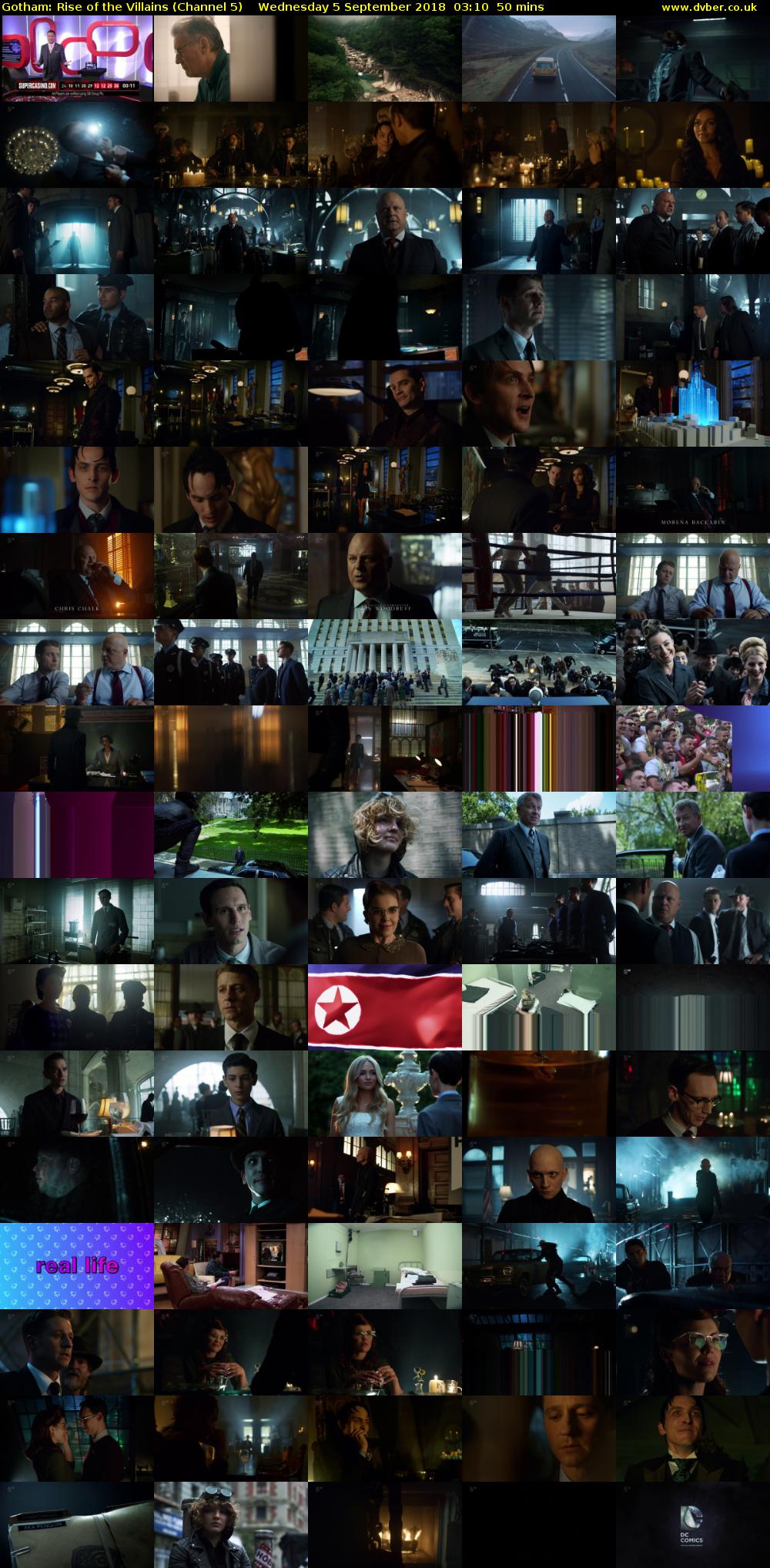 Gotham: Rise of the Villains (Channel 5) Wednesday 5 September 2018 03:10 - 04:00