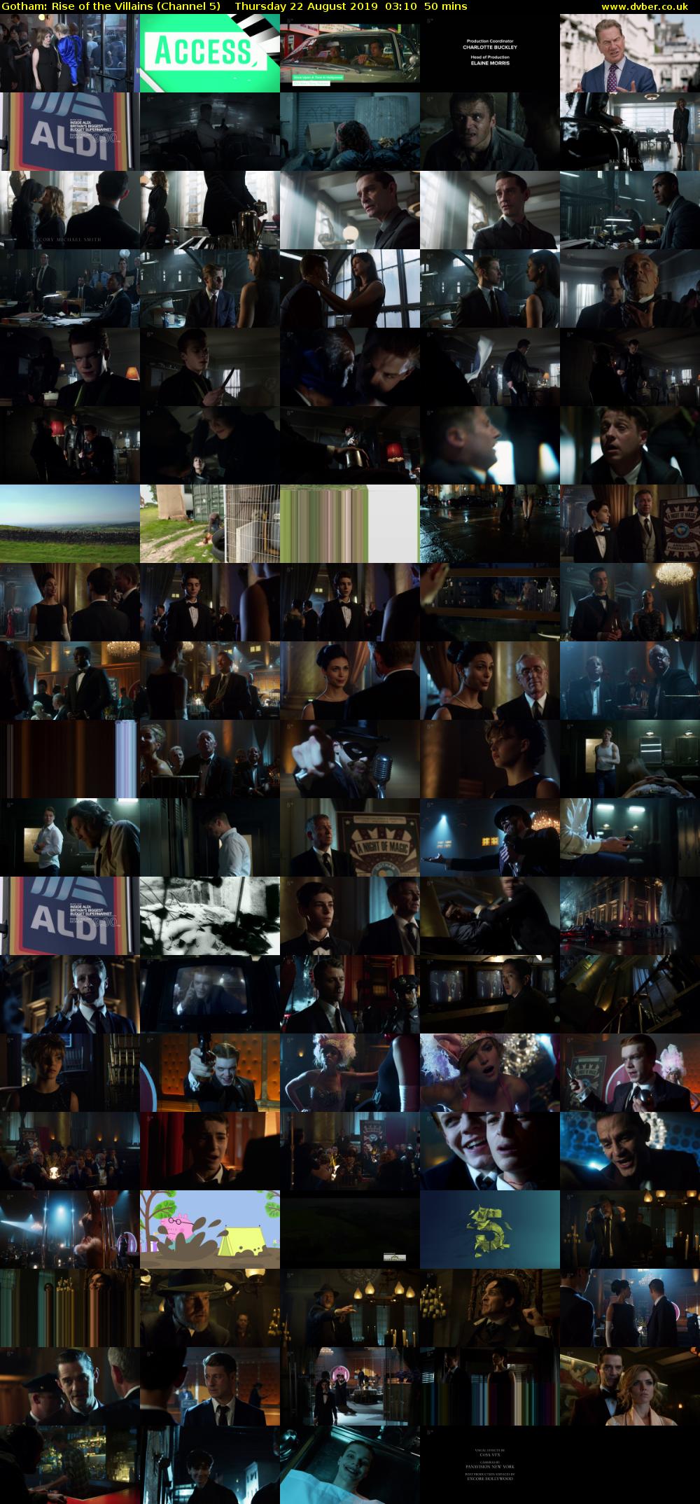 Gotham: Rise of the Villains (Channel 5) Thursday 22 August 2019 03:10 - 04:00