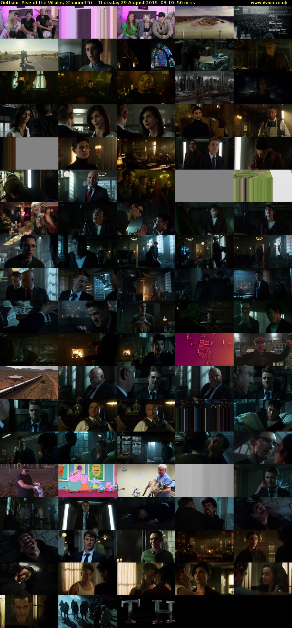 Gotham: Rise of the Villains (Channel 5) Thursday 29 August 2019 03:10 - 04:00