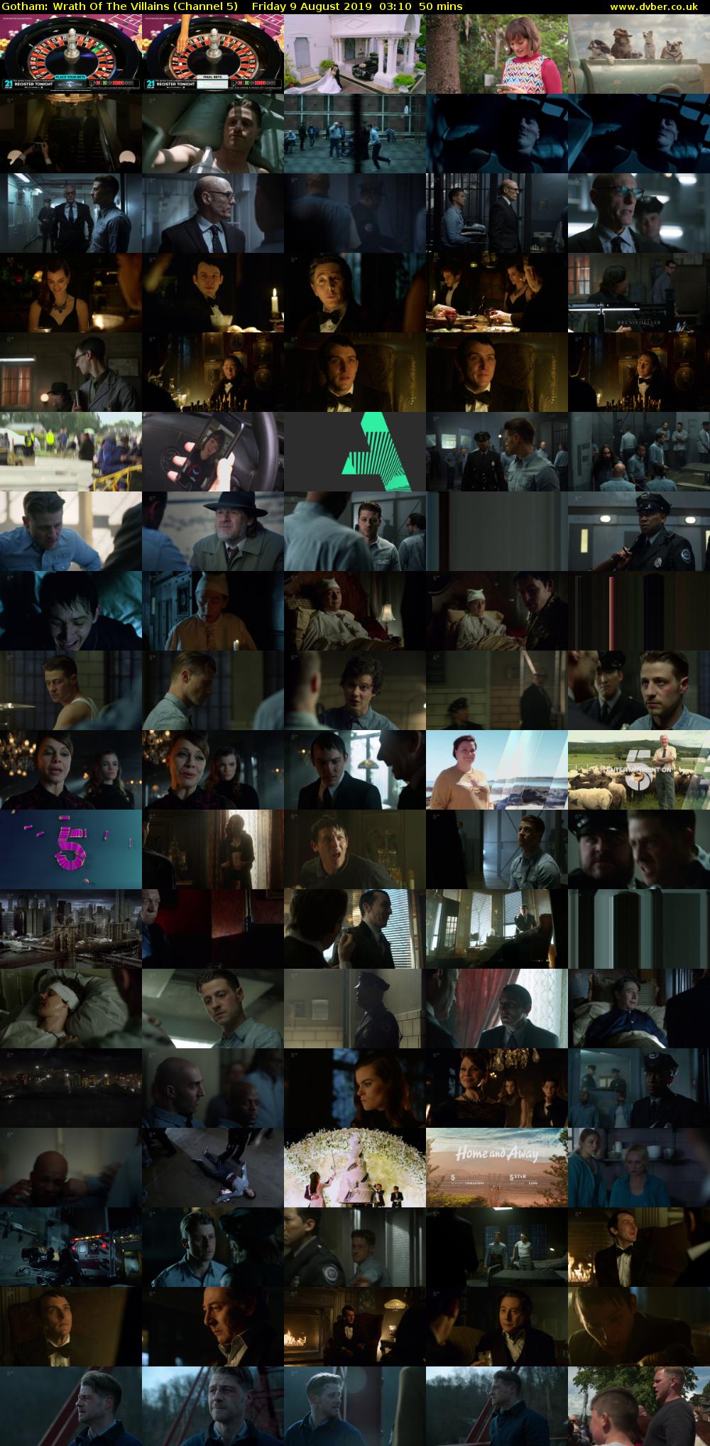 Gotham: Wrath Of The Villains (Channel 5) Friday 9 August 2019 03:10 - 04:00