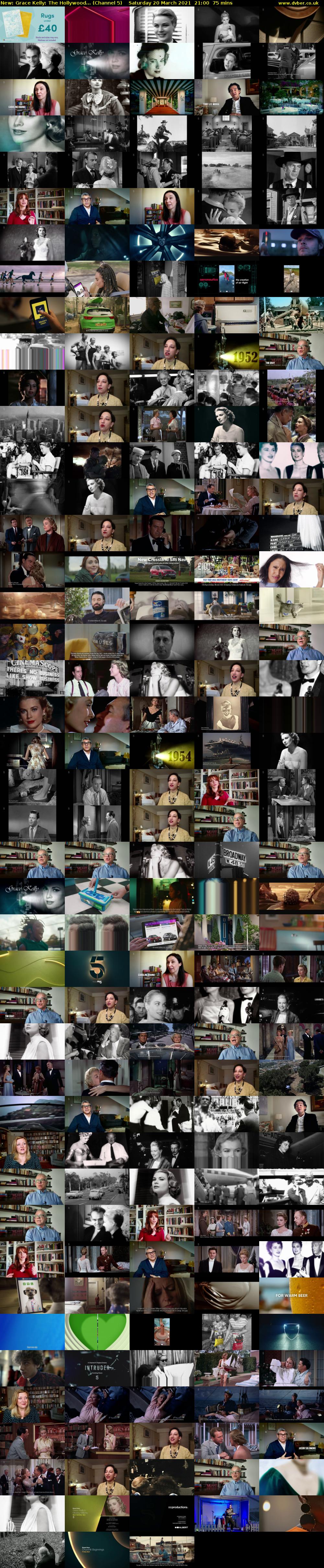 Grace Kelly: The Hollywood... (Channel 5) Saturday 20 March 2021 21:00 - 22:15