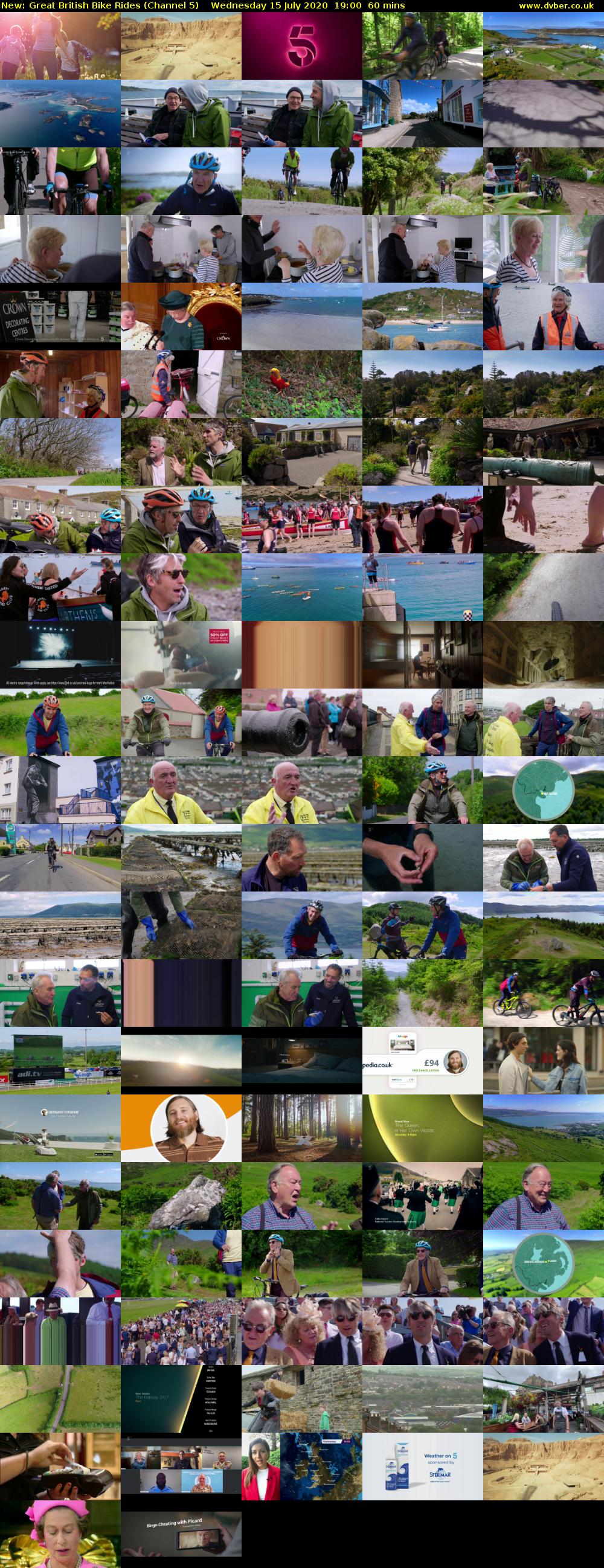 Great British Bike Rides (Channel 5) Wednesday 15 July 2020 19:00 - 20:00