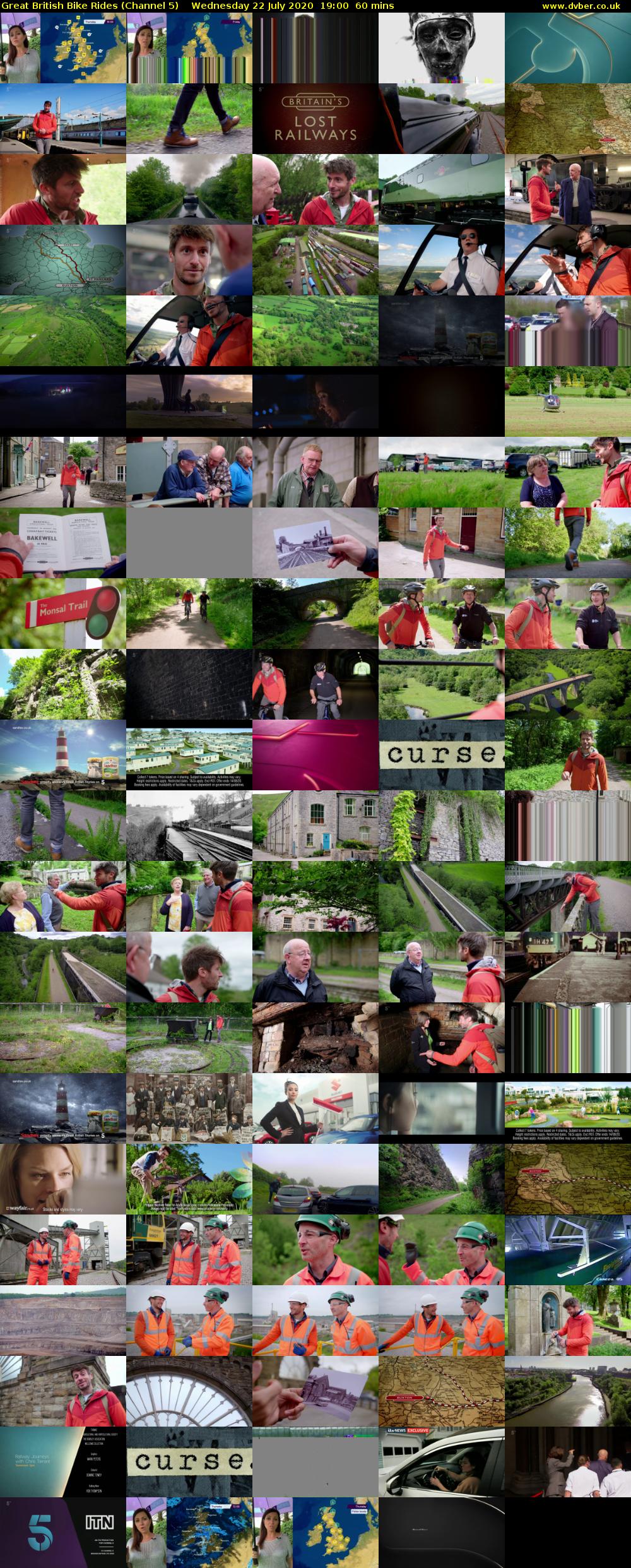 Great British Bike Rides (Channel 5) Wednesday 22 July 2020 19:00 - 20:00