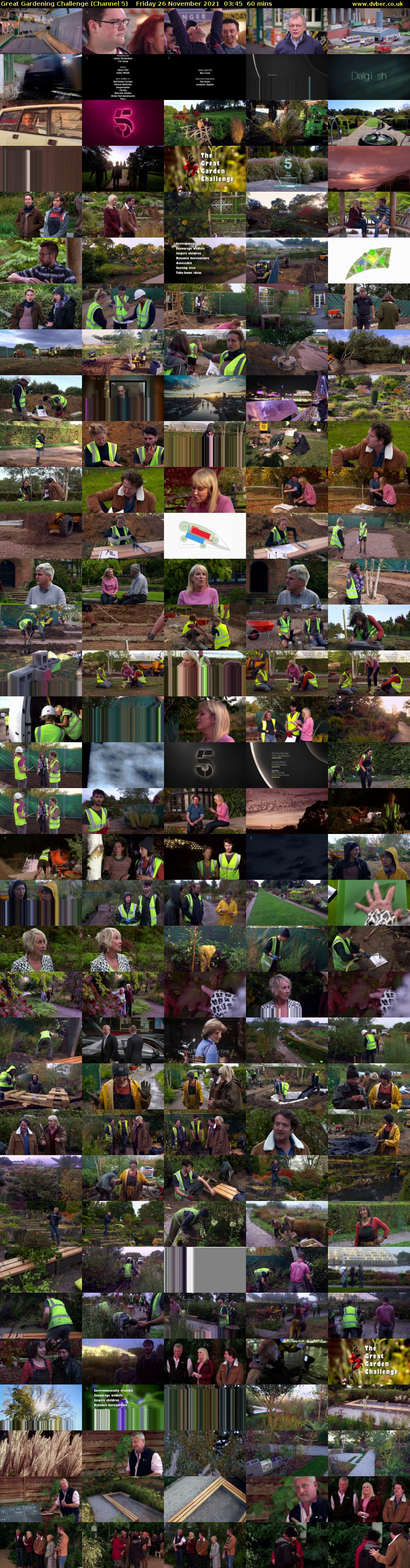 Great Gardening Challenge (Channel 5) Friday 26 November 2021 03:45 - 04:45