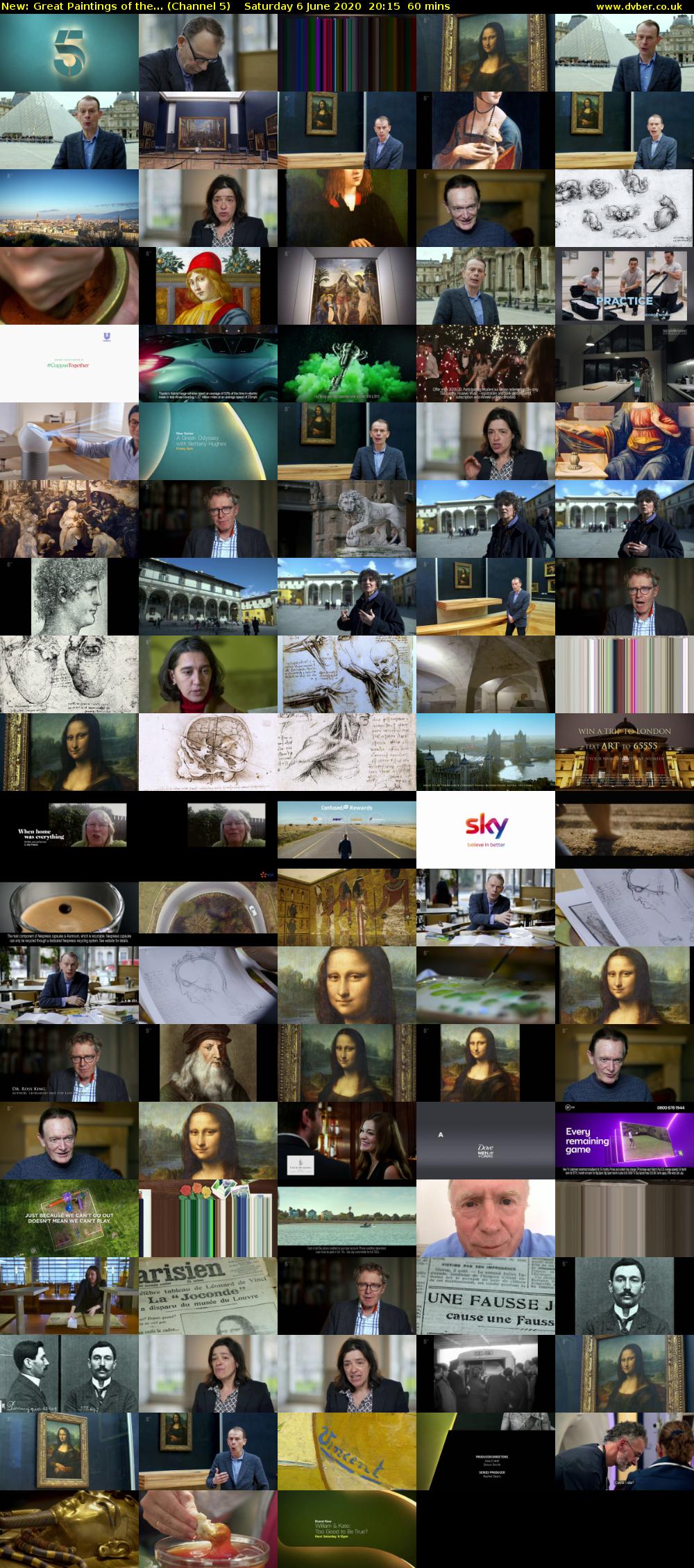 Great Paintings of the... (Channel 5) Saturday 6 June 2020 20:15 - 21:15
