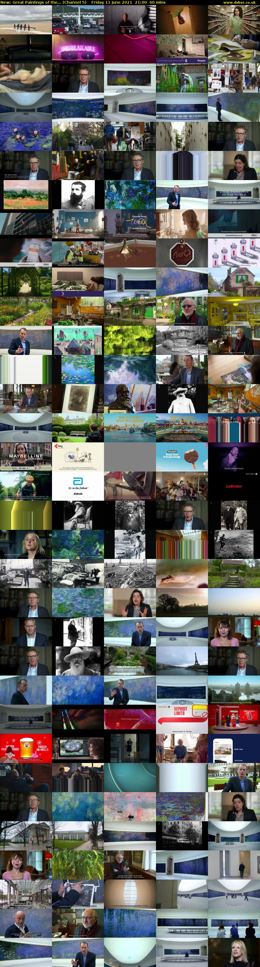 Great Paintings of the... (Channel 5) Friday 11 June 2021 21:00 - 22:00