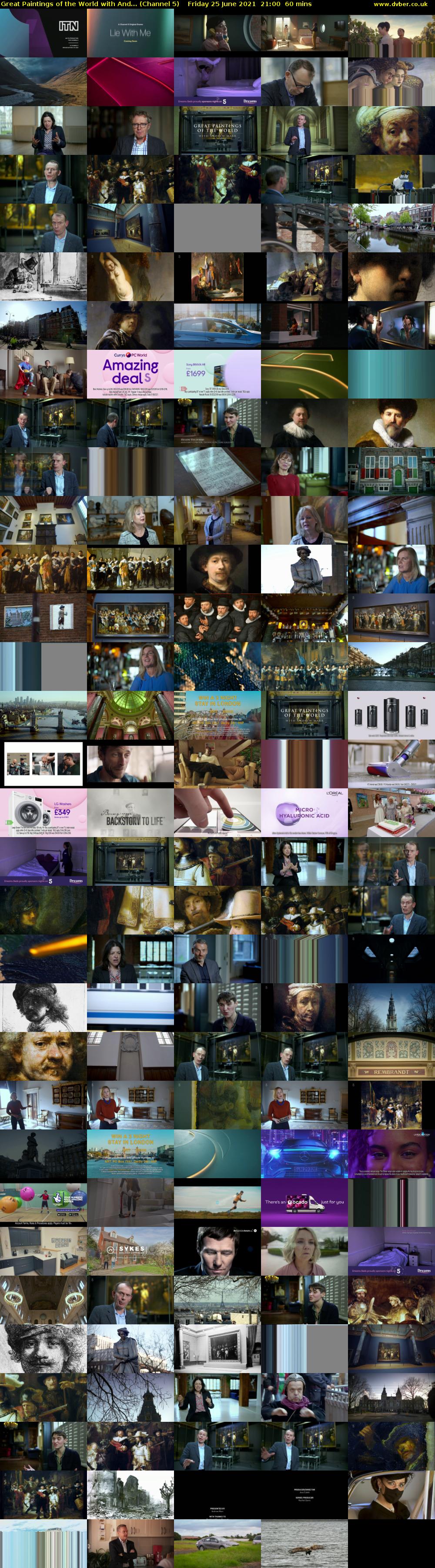 Great Paintings of the World with And... (Channel 5) Friday 25 June 2021 21:00 - 22:00