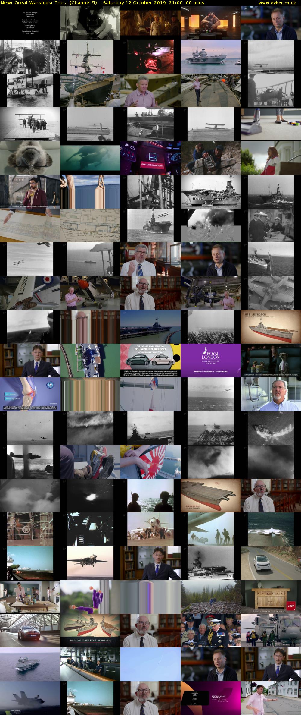 Great Warships: The... (Channel 5) Saturday 12 October 2019 21:00 - 22:00