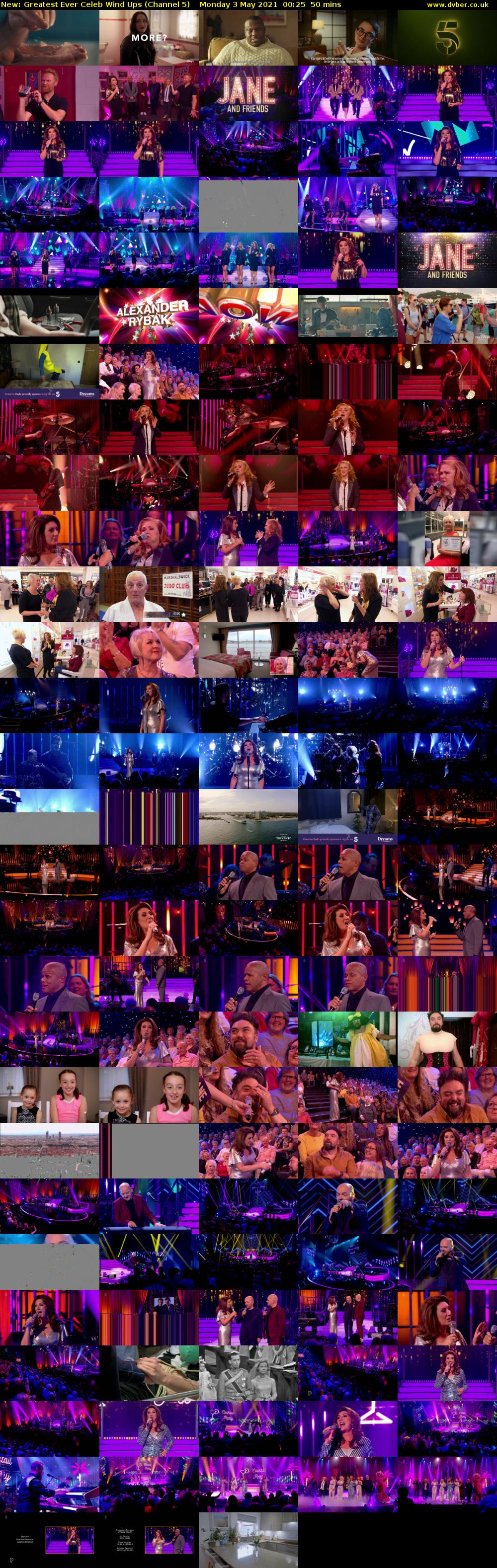 Greatest Ever Celeb Wind Ups (Channel 5) Monday 3 May 2021 00:25 - 01:15