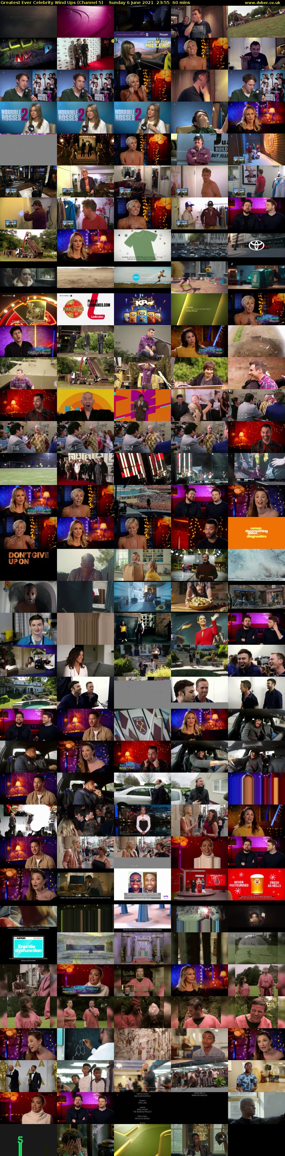 Greatest Ever Celebrity Wind Ups (Channel 5) Sunday 6 June 2021 23:55 - 00:55