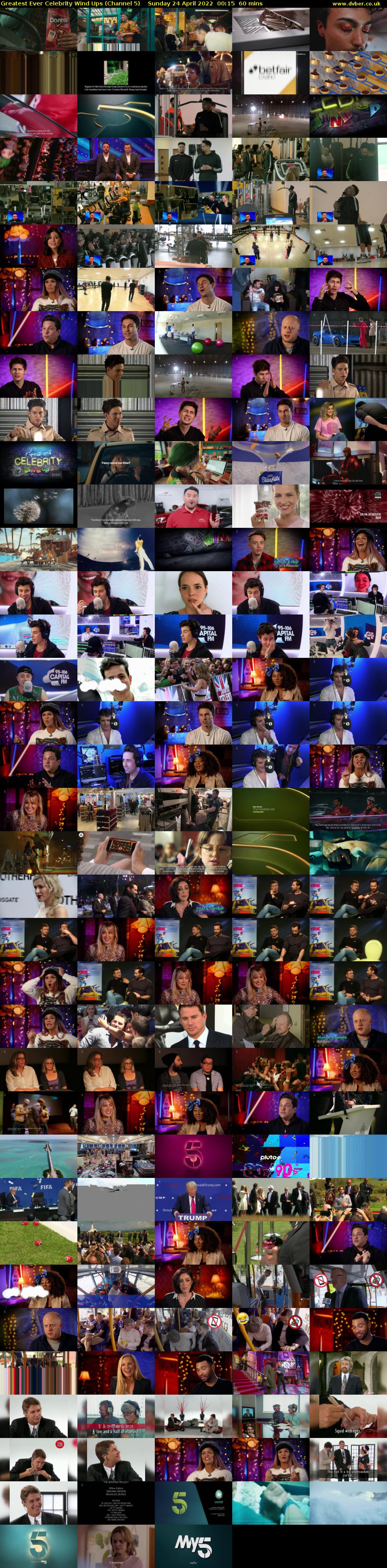 Greatest Ever Celebrity Wind Ups (Channel 5) Sunday 24 April 2022 00:15 - 01:15