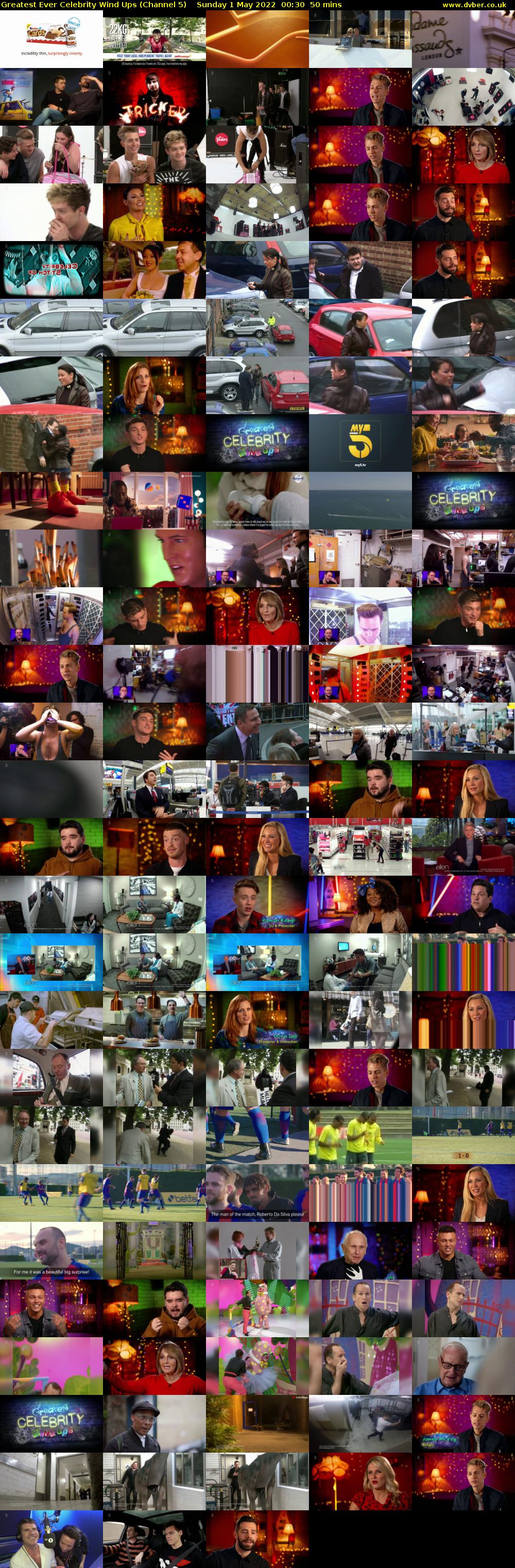 Greatest Ever Celebrity Wind Ups (Channel 5) Sunday 1 May 2022 00:30 - 01:20