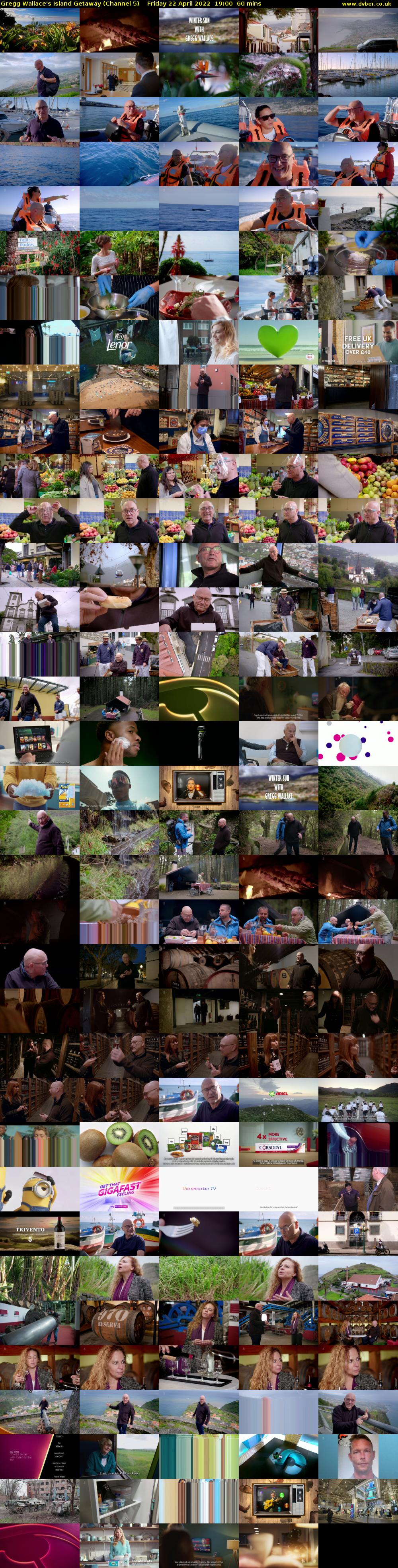Gregg Wallace's Island Getaway (Channel 5) Friday 22 April 2022 19:00 - 20:00