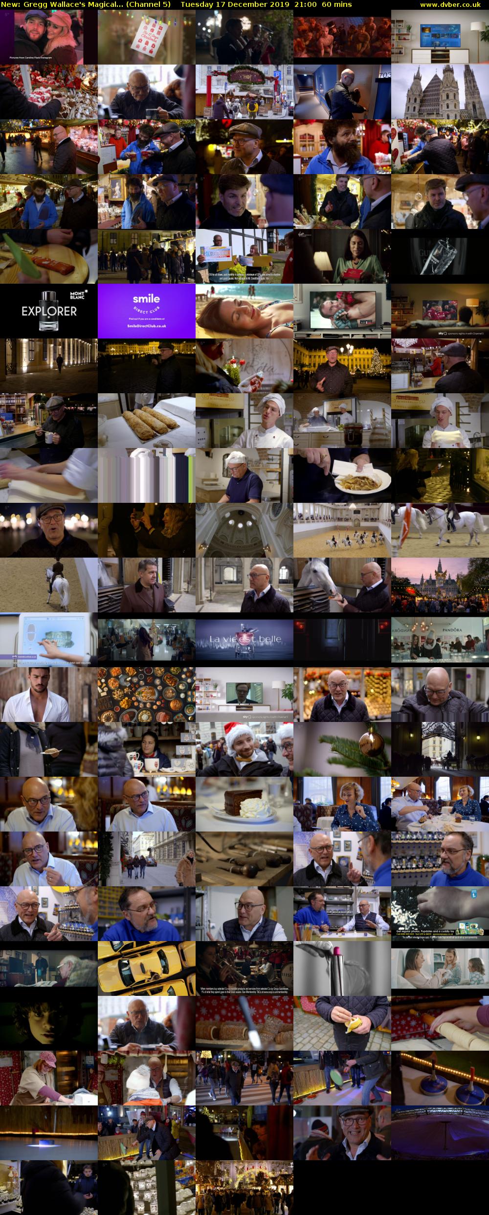 Gregg Wallace's Magical... (Channel 5) Tuesday 17 December 2019 21:00 - 22:00