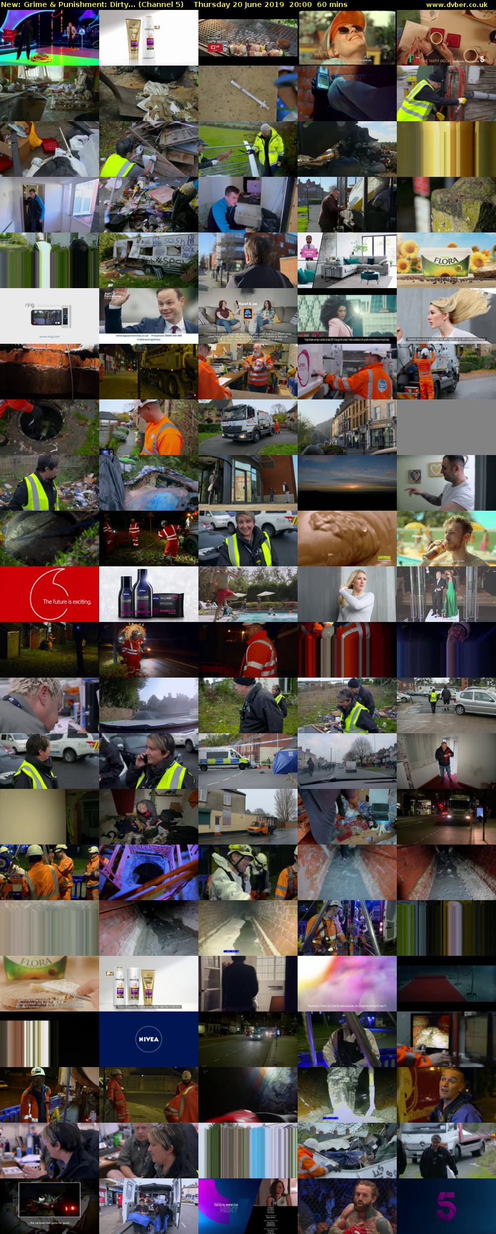 Grime & Punishment: Dirty... (Channel 5) Thursday 20 June 2019 20:00 - 21:00