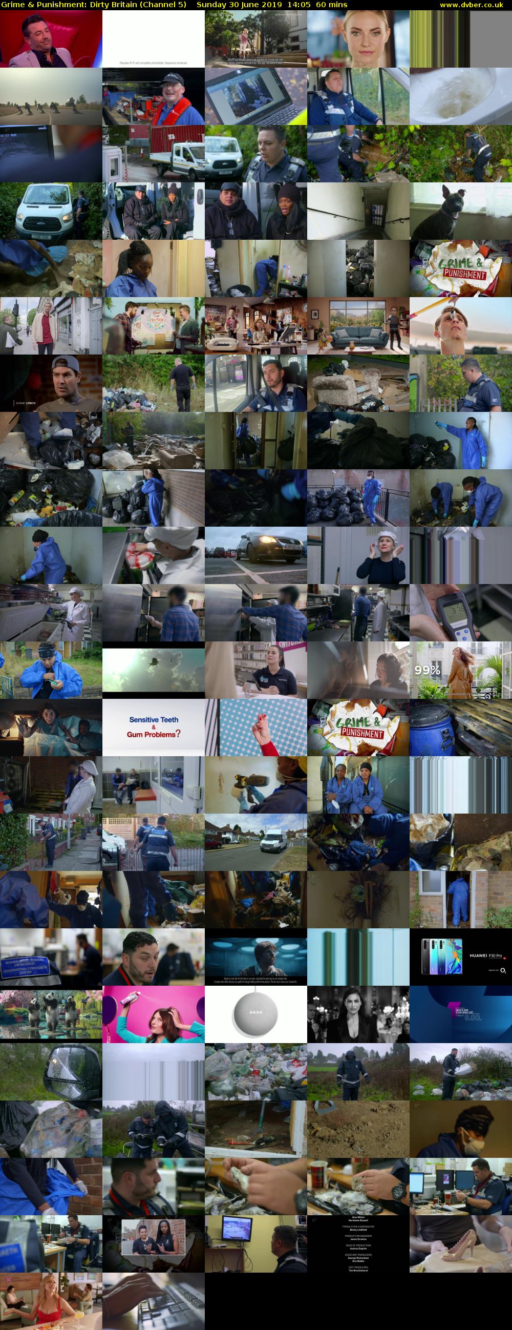 Grime & Punishment: Dirty Britain (Channel 5) Sunday 30 June 2019 14:05 - 15:05