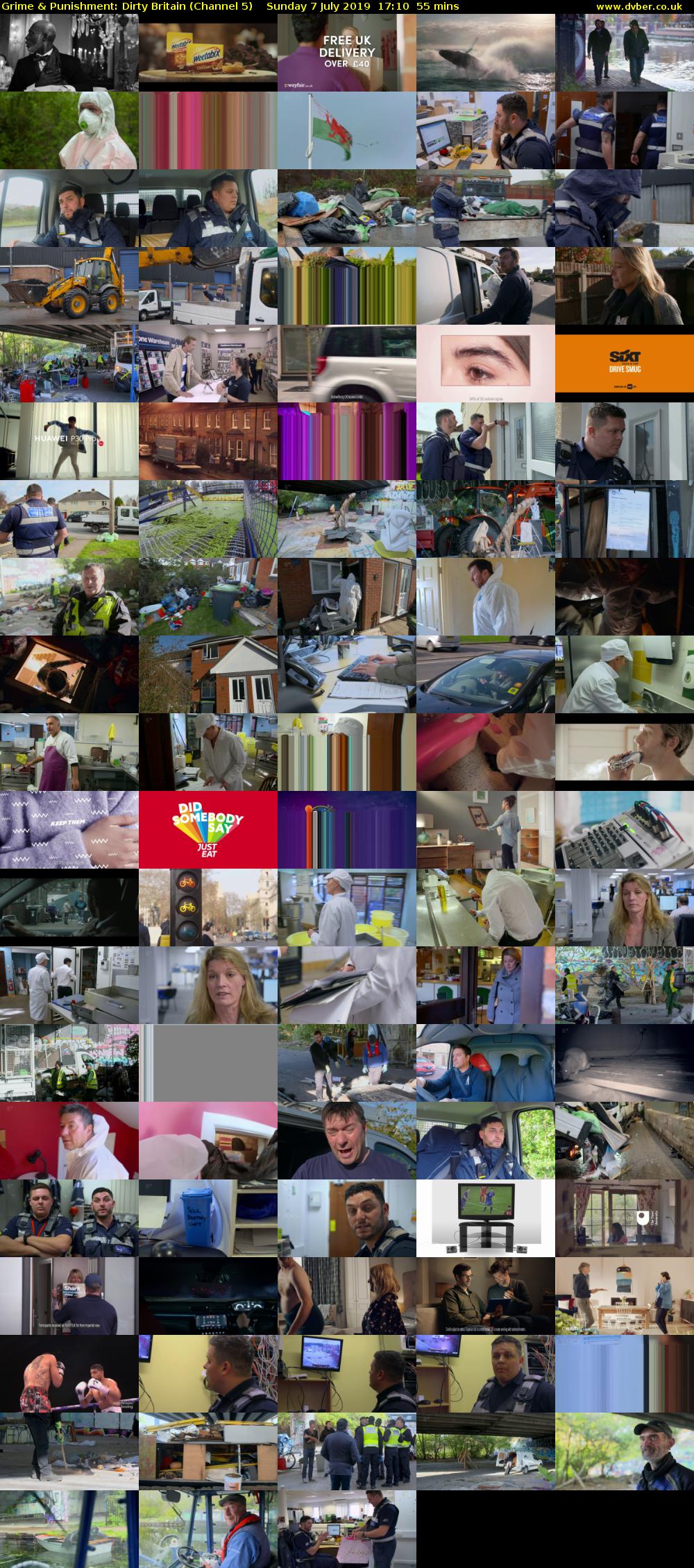 Grime & Punishment: Dirty Britain (Channel 5) Sunday 7 July 2019 17:10 - 18:05