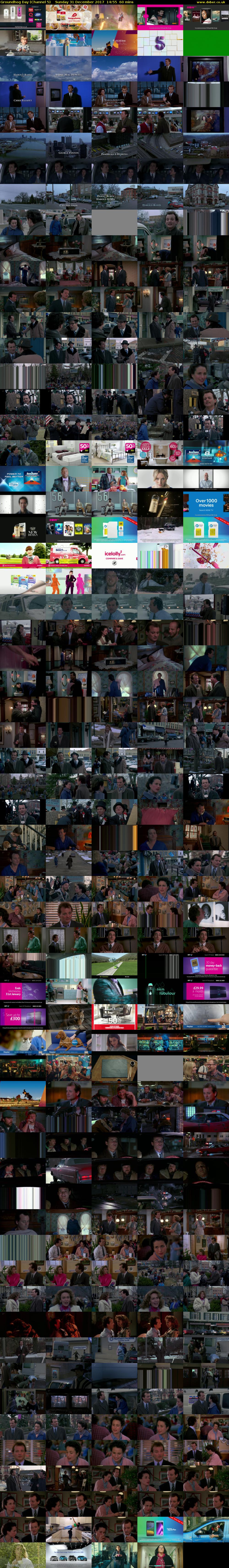 Groundhog Day (Channel 5) Sunday 31 December 2017 14:55 - 15:55