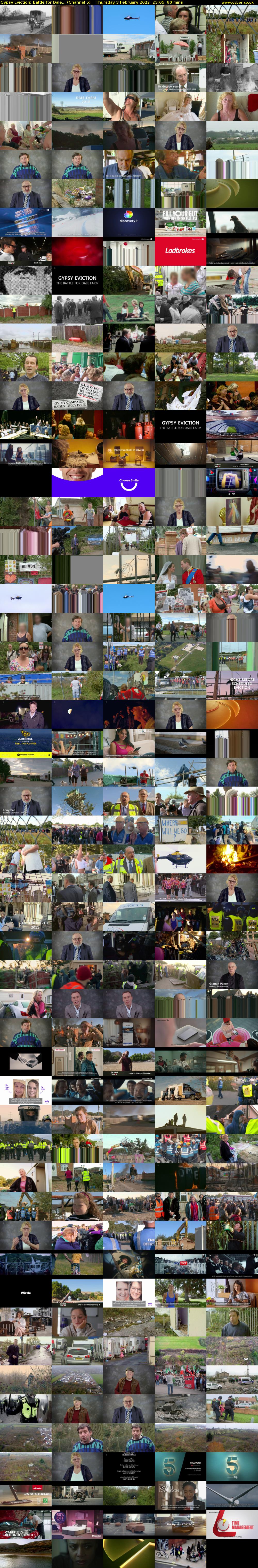 Gypsy Eviction: Battle for Dale... (Channel 5) Thursday 3 February 2022 23:05 - 00:35