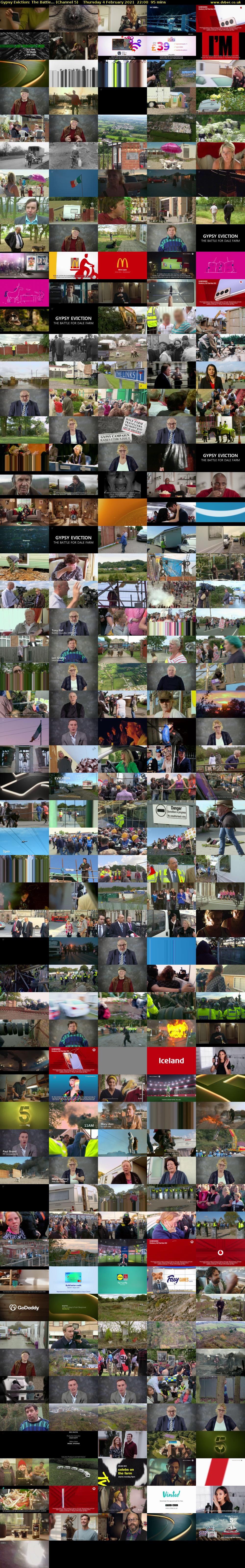 Gypsy Eviction: The Battle... (Channel 5) Thursday 4 February 2021 22:00 - 23:35