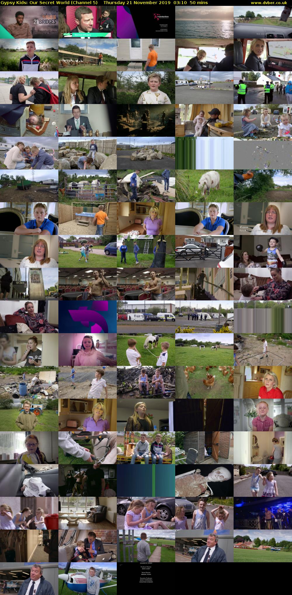 Gypsy Kids: Our Secret World (Channel 5) Thursday 21 November 2019 03:10 - 04:00