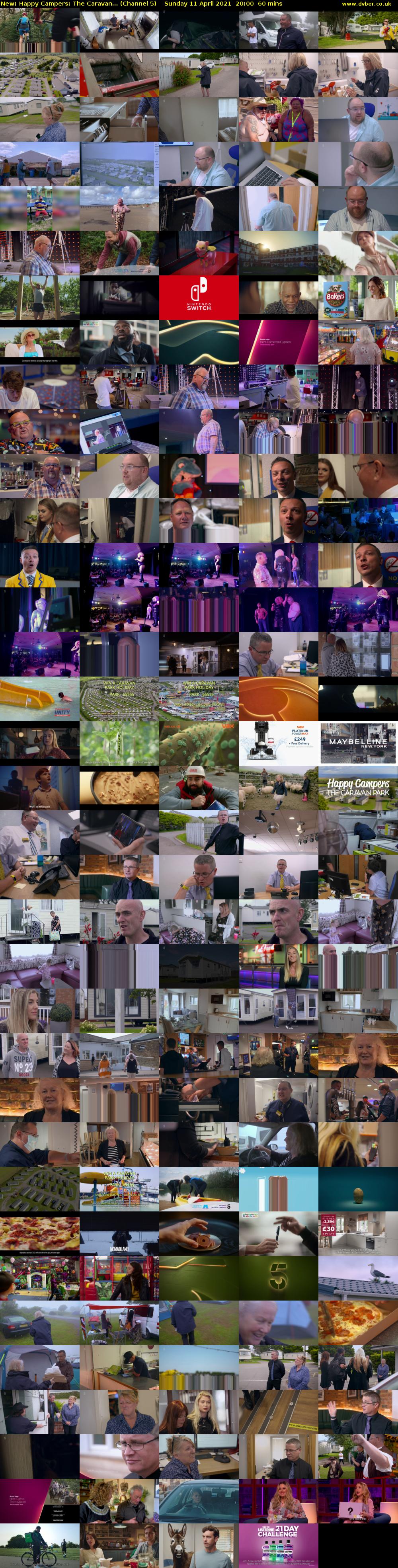 Happy Campers: The Caravan... (Channel 5) Sunday 11 April 2021 20:00 - 21:00