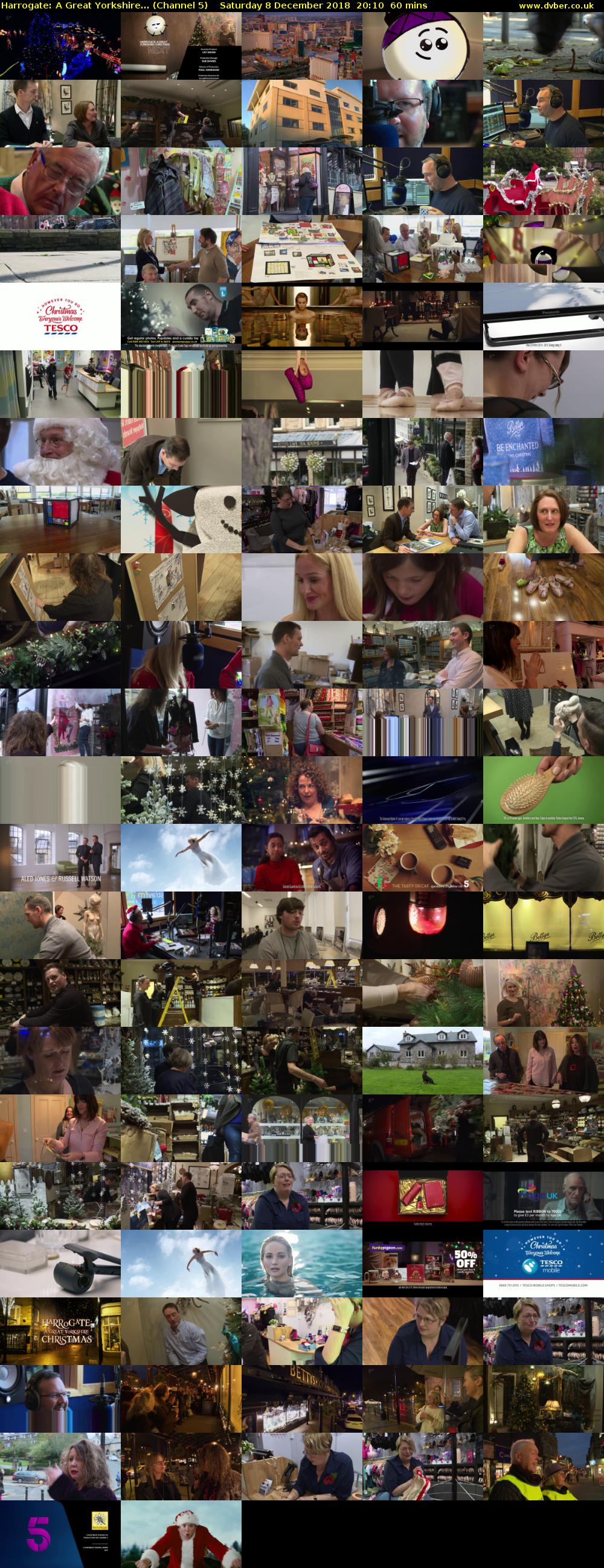 Harrogate: A Great Yorkshire... (Channel 5) Saturday 8 December 2018 20:10 - 21:10