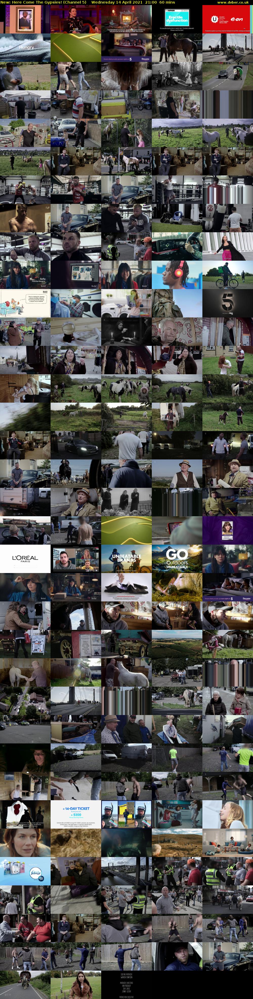 Here Come The Gypsies! (Channel 5) Wednesday 14 April 2021 21:00 - 22:00
