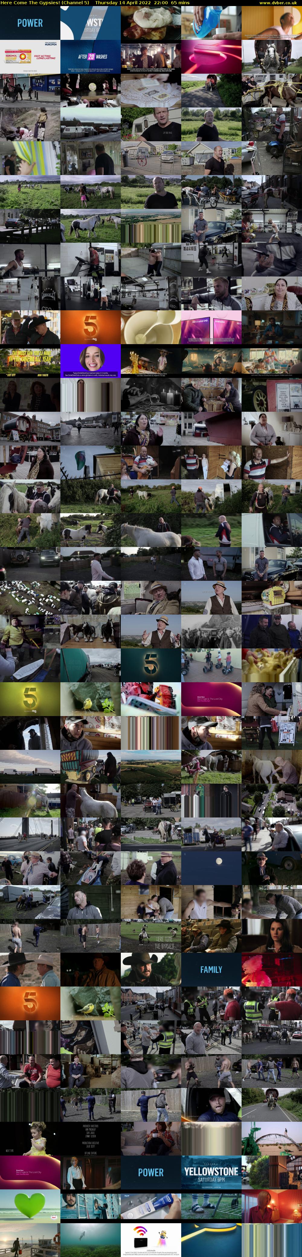 Here Come The Gypsies! (Channel 5) Thursday 14 April 2022 22:00 - 23:05