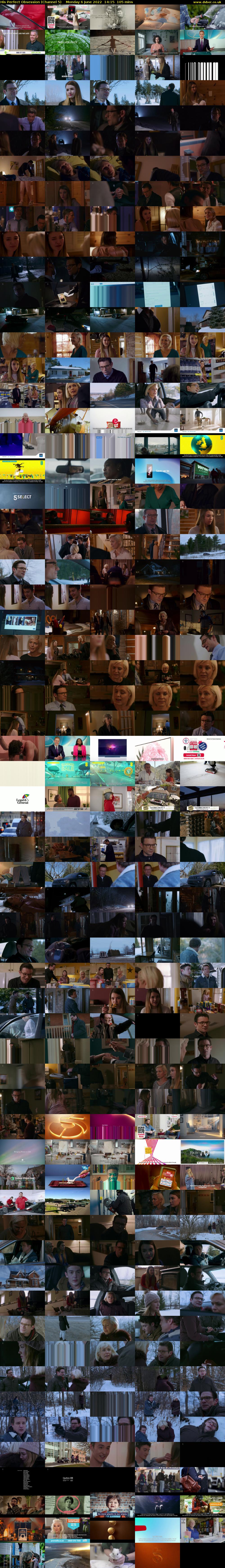 His Perfect Obsession (Channel 5) Monday 6 June 2022 14:15 - 16:00