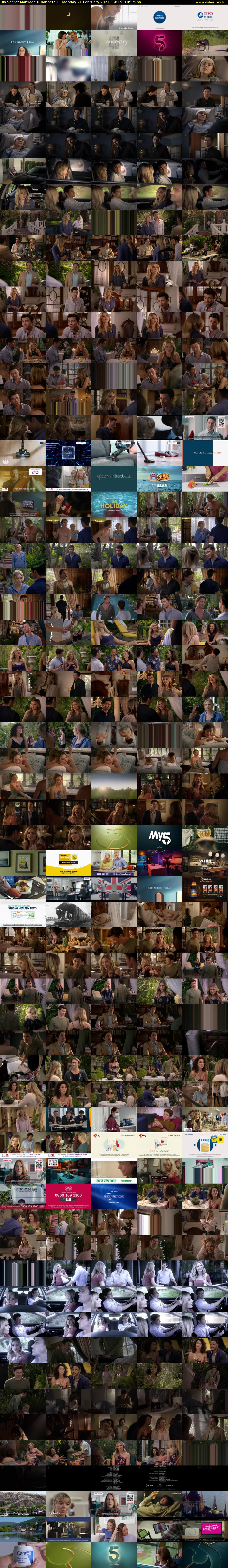 His Secret Marriage (Channel 5) Monday 21 February 2022 14:15 - 16:00