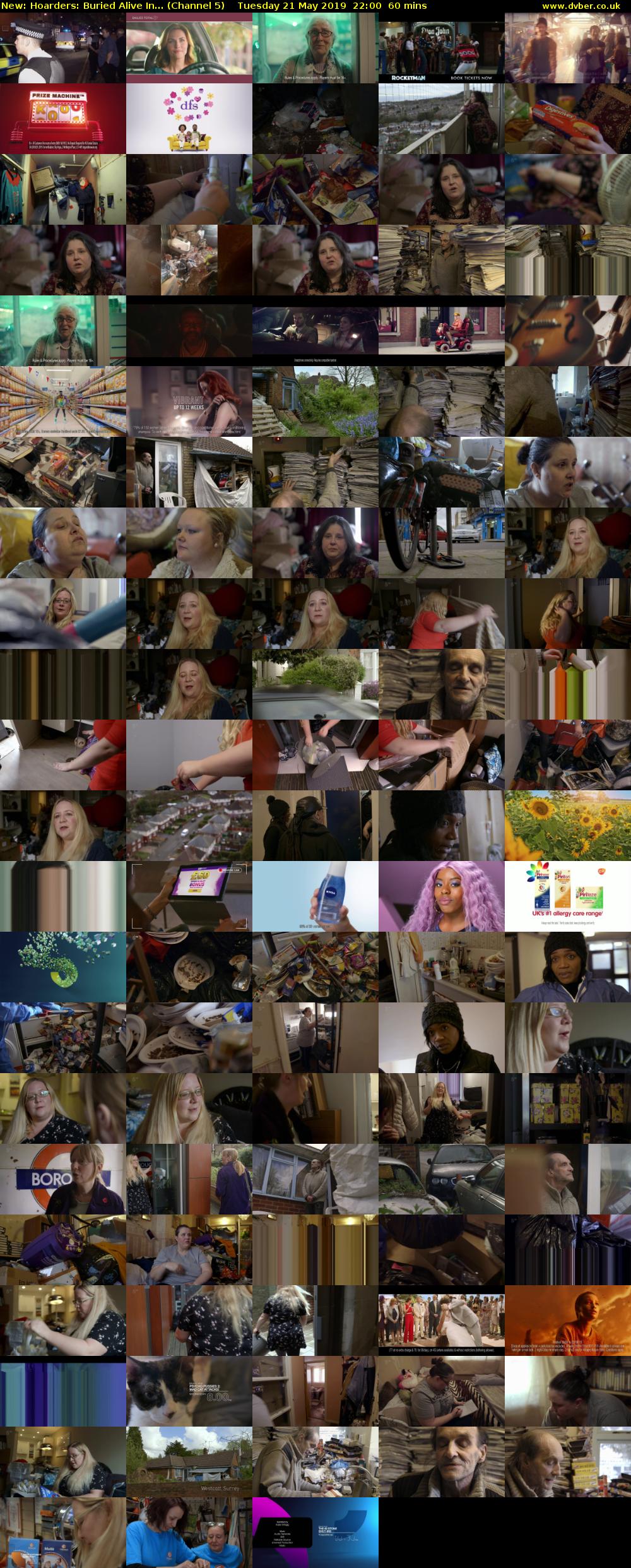 Hoarders: Buried Alive In... (Channel 5) Tuesday 21 May 2019 22:00 - 23:00