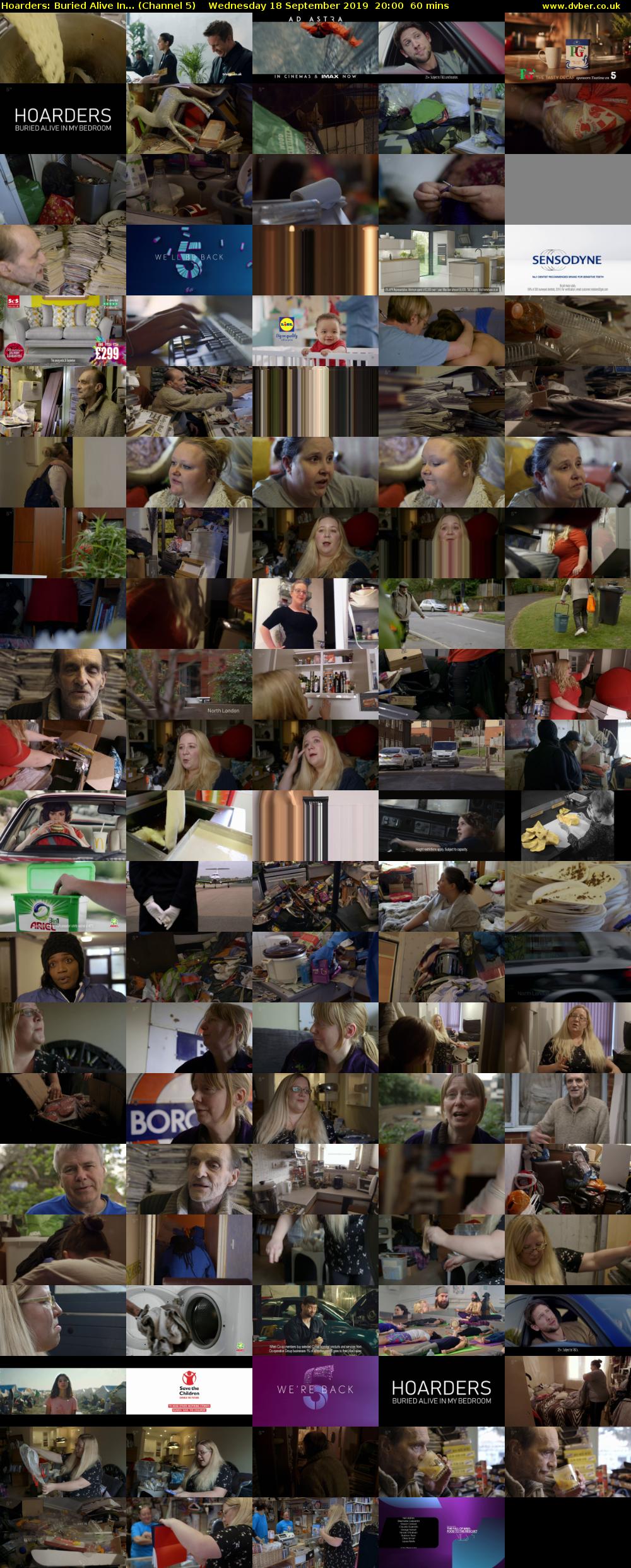 Hoarders: Buried Alive In... (Channel 5) Wednesday 18 September 2019 20:00 - 21:00