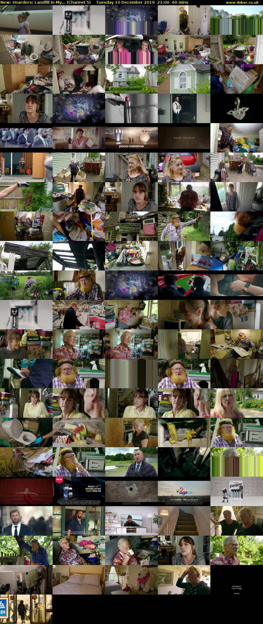 Hoarders: Landfill In My... (Channel 5) Tuesday 10 December 2019 21:00 - 22:00