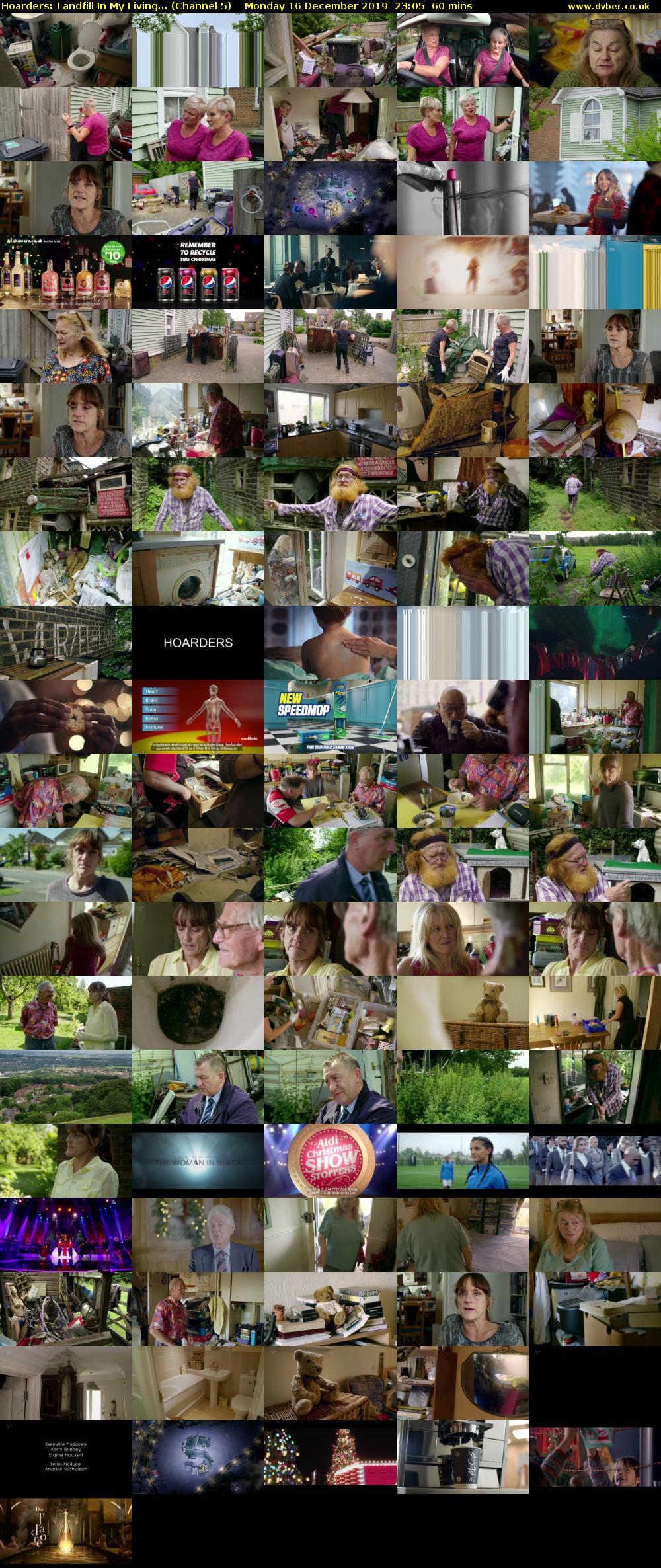 Hoarders: Landfill In My Living... (Channel 5) Monday 16 December 2019 23:05 - 00:05
