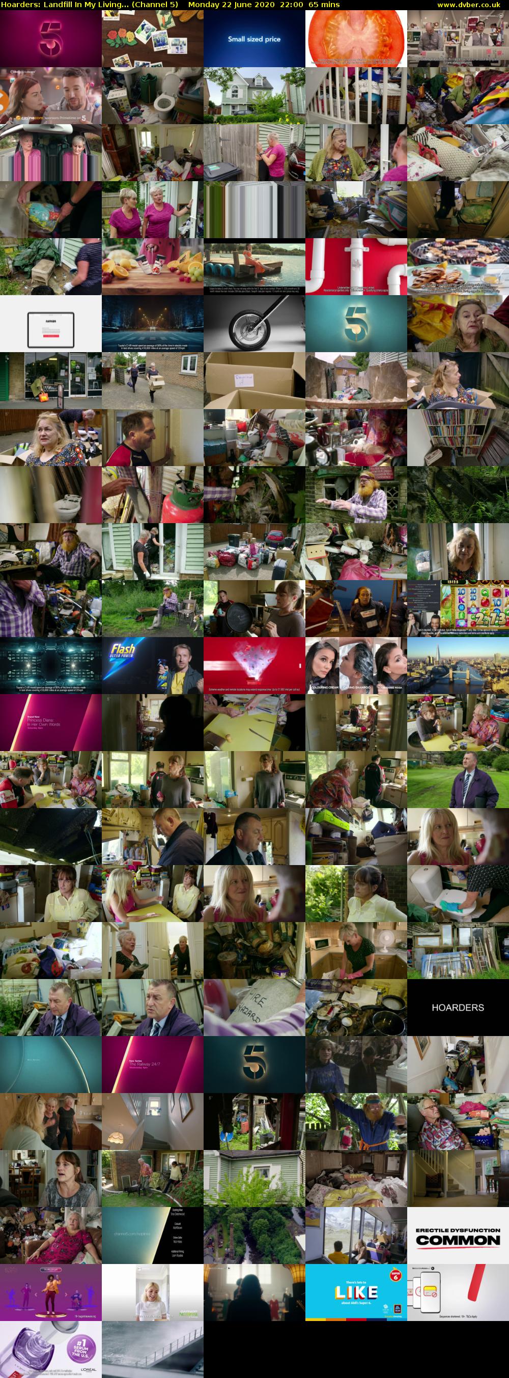 Hoarders: Landfill In My Living... (Channel 5) Monday 22 June 2020 22:00 - 23:05