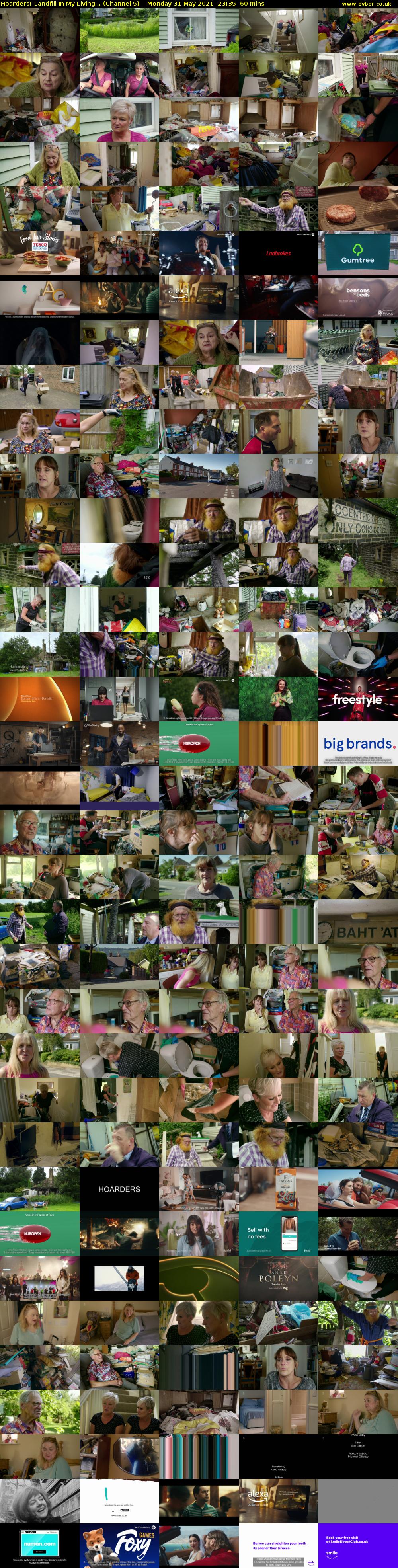Hoarders: Landfill In My Living... (Channel 5) Monday 31 May 2021 23:35 - 00:35