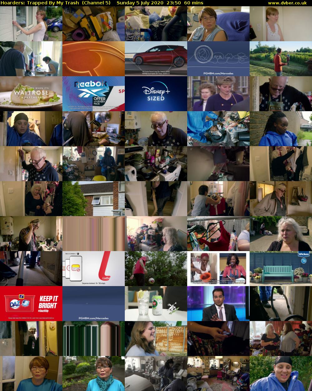 Hoarders: Trapped By My Trash  (Channel 5) Sunday 5 July 2020 23:50 - 00:50