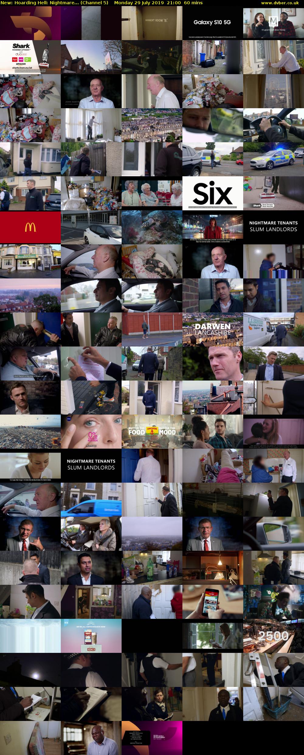 Hoarding Hell: Nightmare... (Channel 5) Monday 29 July 2019 21:00 - 22:00