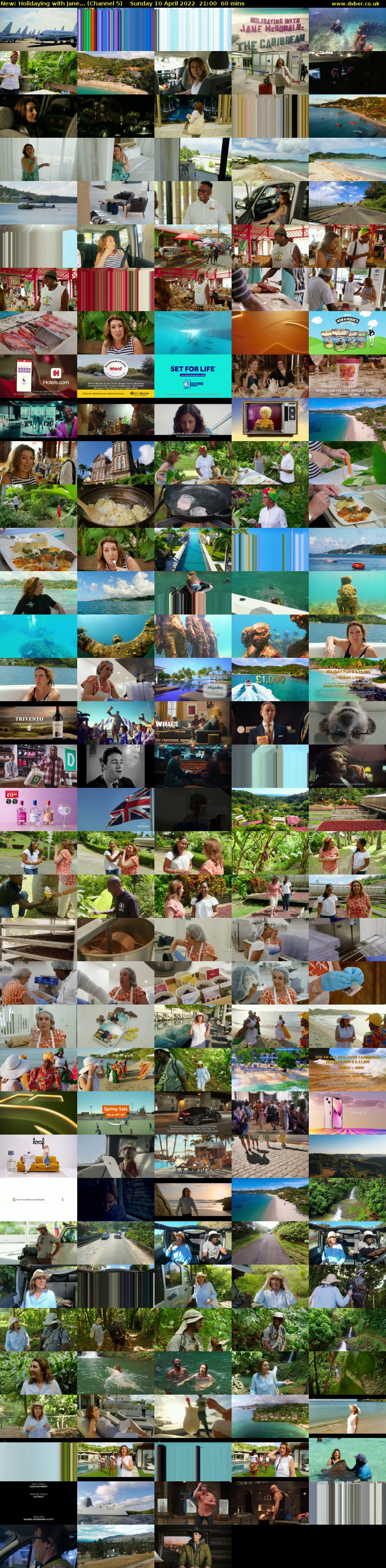 Holidaying with Jane... (Channel 5) Sunday 10 April 2022 21:00 - 22:00
