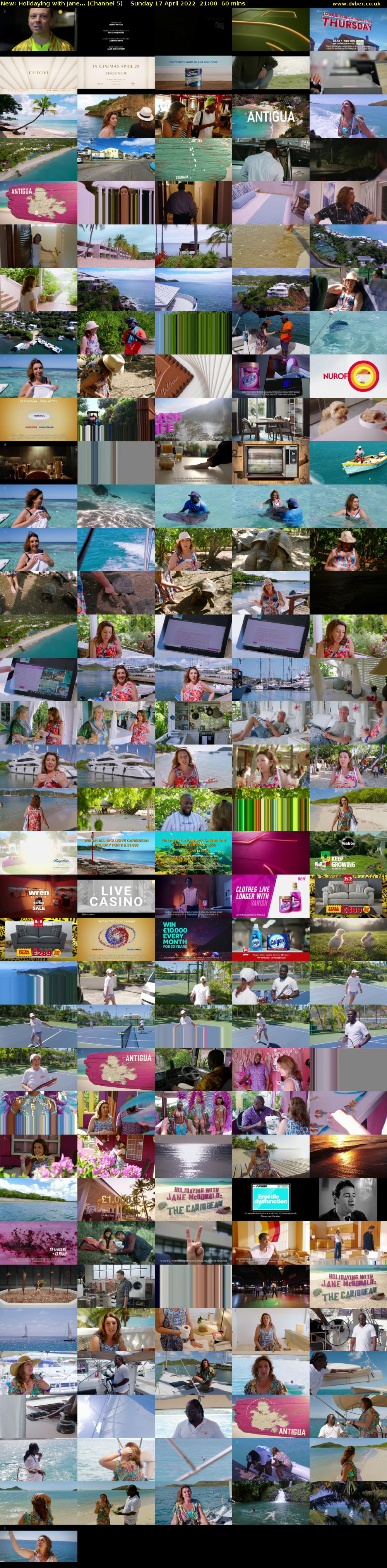 Holidaying with Jane... (Channel 5) Sunday 17 April 2022 21:00 - 22:00