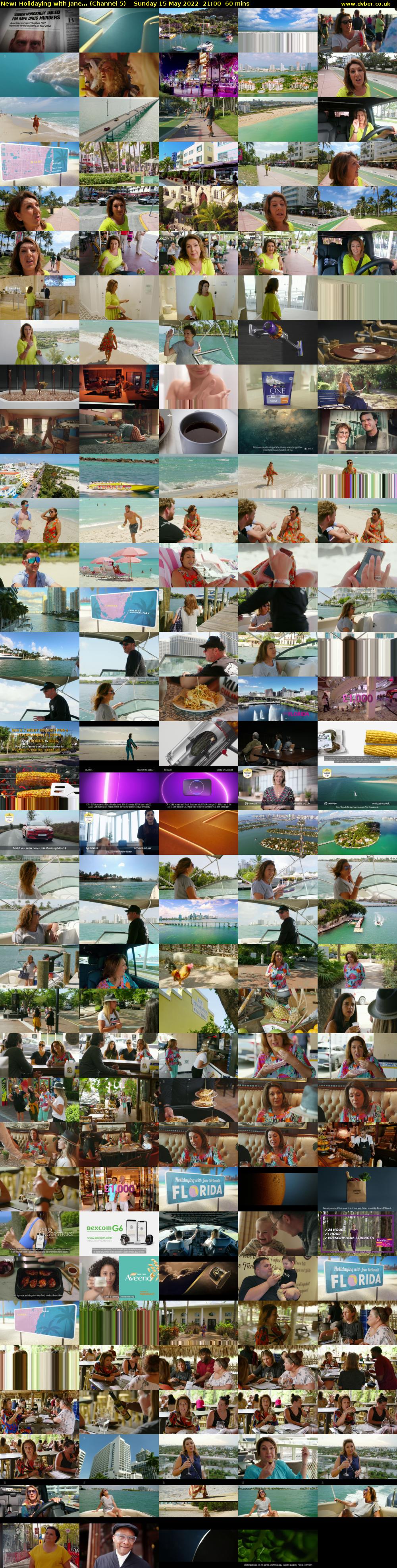 Holidaying with Jane... (Channel 5) Sunday 15 May 2022 21:00 - 22:00