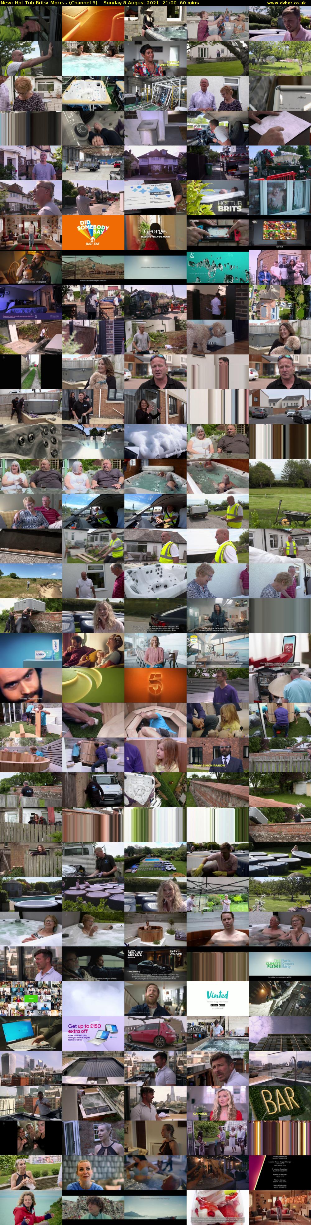 Hot Tub Brits: More... (Channel 5) Sunday 8 August 2021 21:00 - 22:00