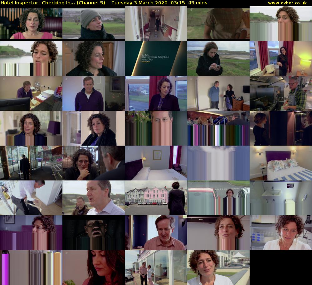 Hotel Inspector: Checking In... (Channel 5) Tuesday 3 March 2020 03:15 - 04:00