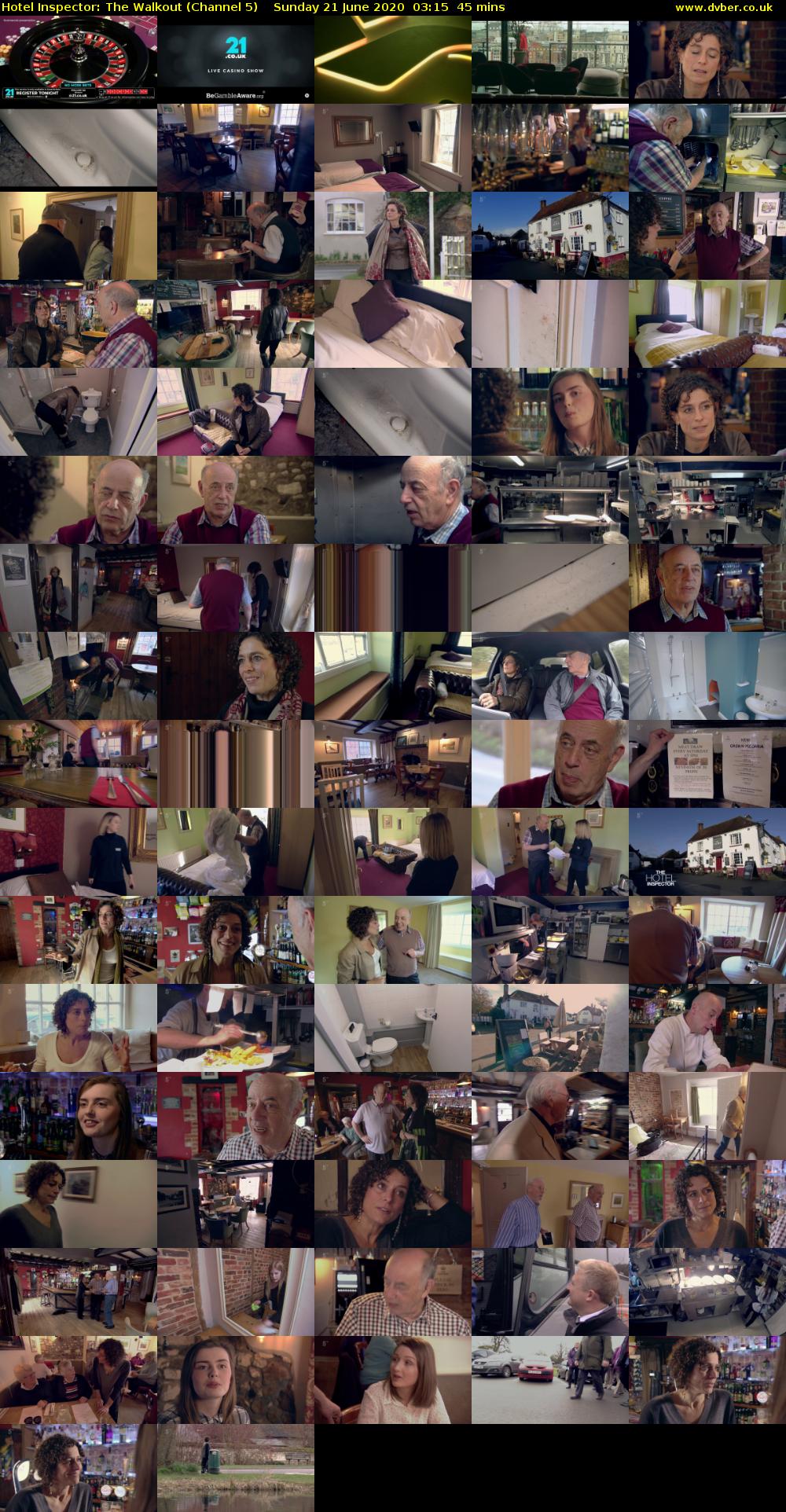 Hotel Inspector: The Walkout (Channel 5) Sunday 21 June 2020 03:15 - 04:00