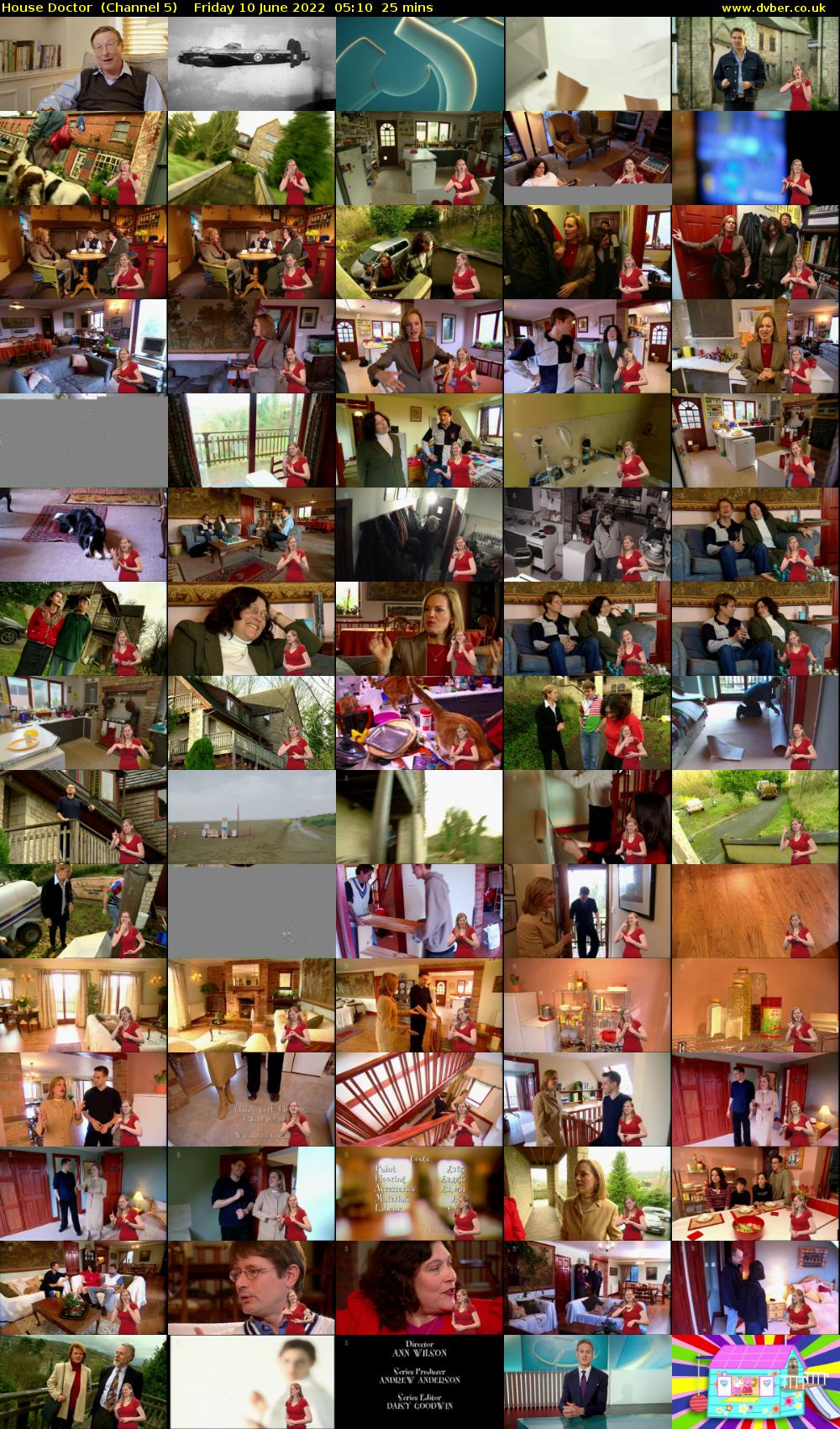 House Doctor  (Channel 5) Friday 10 June 2022 05:10 - 05:35