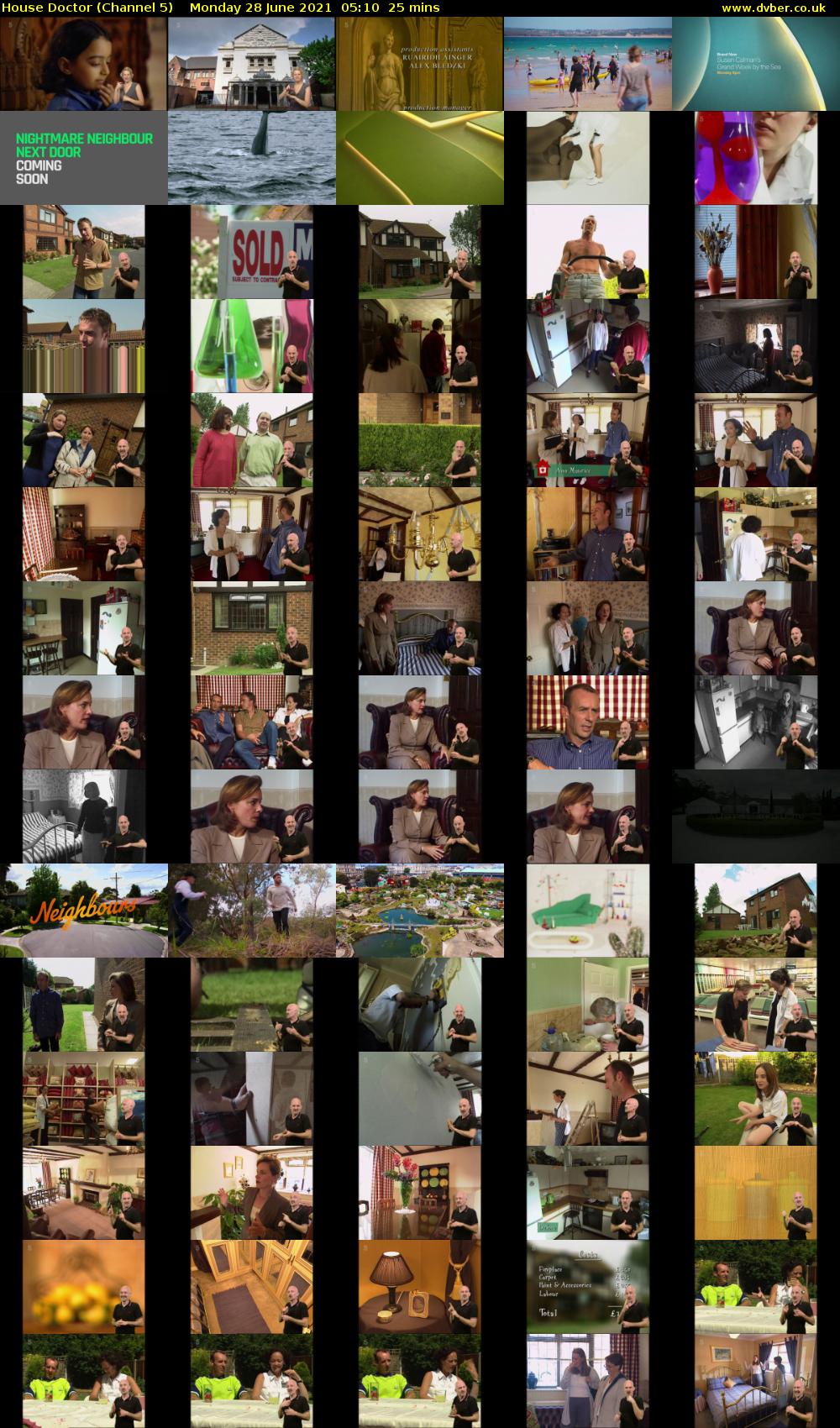 House Doctor (Channel 5) Monday 28 June 2021 05:10 - 05:35